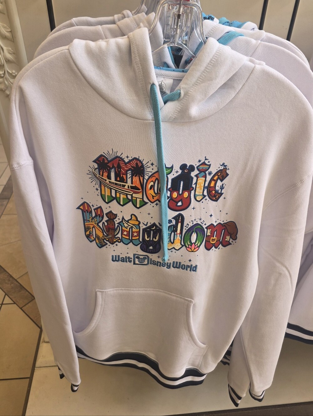 2026 Walt Disney World Parks Magic Kingdom Monorail Pullover Hoodie Unisex